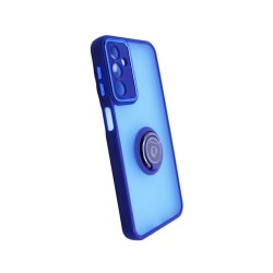 Capa com Anel de Suporte para Samsung Galaxy A24 4G Azul Fumado Capa com Anel de Suporte para Samsung Galaxy A24 4G Azul Fumado